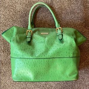 Green Ostrich Kate Spade bag